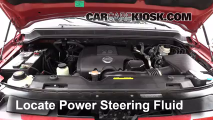 How to Add Power Steering Fluid to a 2009 Nissan Armada SE 5.6L V8